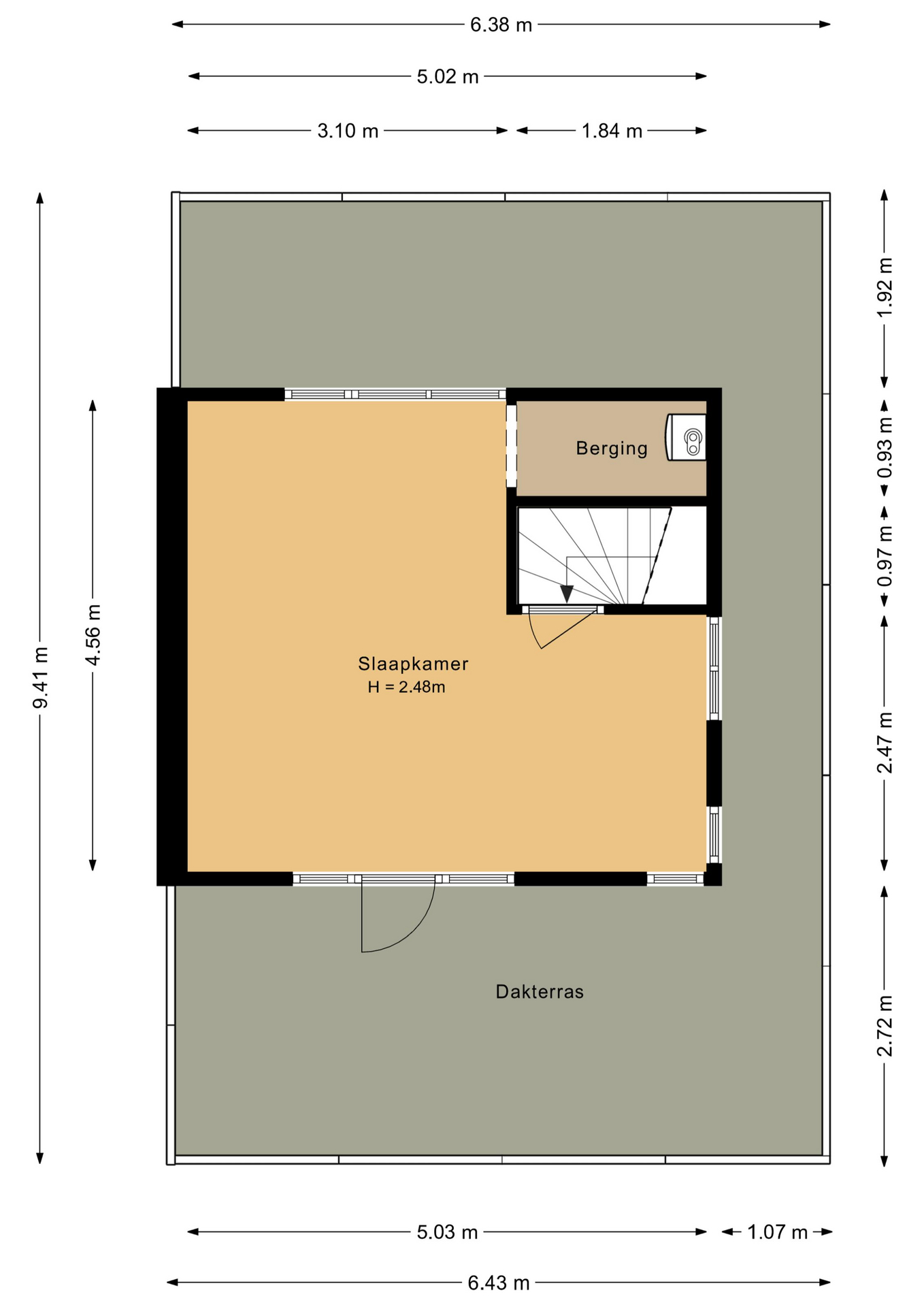 Beukenhof 167 - 8212 EJ - lelystad-plattegrond-3